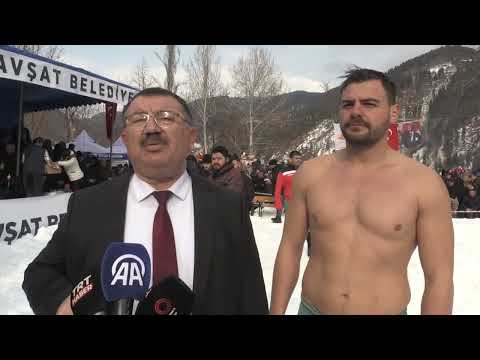 28. Veliköy Kar Üstü Karakucak Güreşleri Tamamlandı