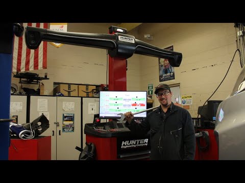 Hunter Hawkeye Alignment Machine Full Job Demonstration