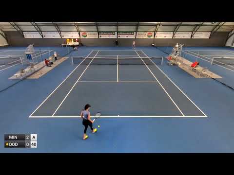 Oceane Dodin [3] - Greet Minnen [7] (W60 Trnava 2023 SF)