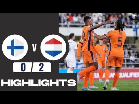 Finland vs Netherlands 0-2 Highlights । European Qualifiers World Cup 2026 ।