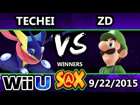 S@X 116 - Techei (Greninja) Vs.ZD (Luigi) SSB4 Tournament - Smash Wii U - Smash 4