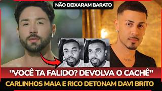 CLIMÃO! Carlinhos Maia e Rico EXPÕEM DAVI BRITO por NÃO LUTAR no Rancho do Maia! 👀🥊