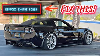 WATCH Before THIS Happens! | C6 Corvette REDUCED ENGINE POWER