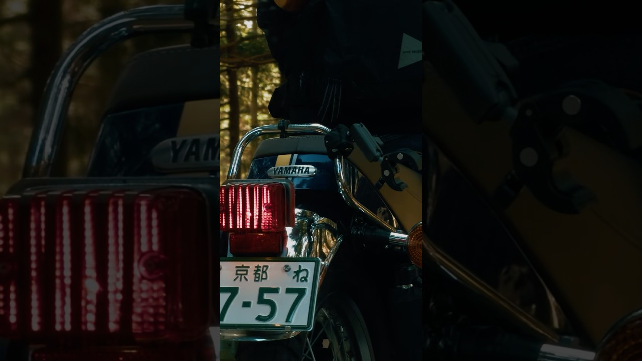 Asmr yamaha sr400 #shorts #motorcycle #sr400