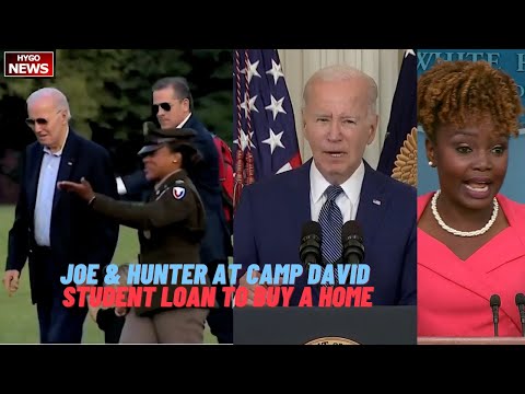 Joe & Hunter At Camp David Take No Questions, Forgave student loan to buy home: part economic policy