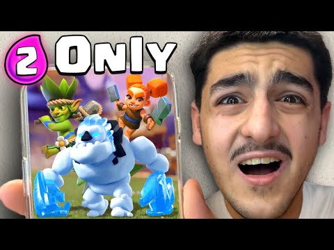 Beating Clash Royale Only Using 2 Elixir Cards