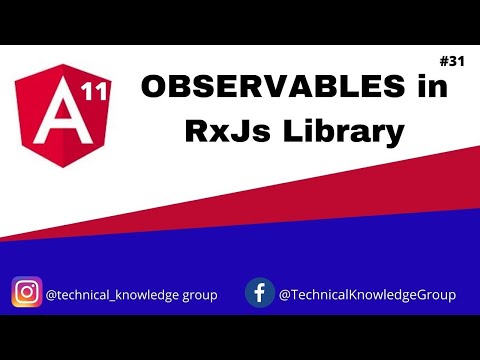 Angular 11 - Observables in RxJs library in Angular 11, #tutorial 31