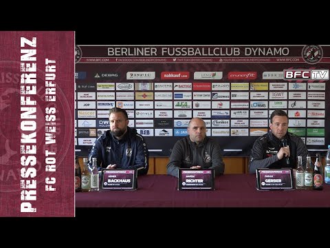 29.Spieltag - Regionalliga Nordost - BFC Dynamo - FC Rot-Weiß Erfurt 2:1- 23.04.2023 - PK