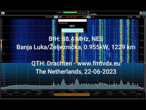 FM DX E-Skip: BIH, 88.4 MHz, NES Radio