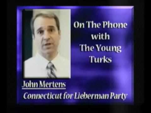 John Mertens of Connecticut for Lieberman Party