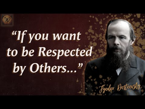 Fyodor Dostoevsky's Most Powerful Quotes | Wisdom of The Wise.