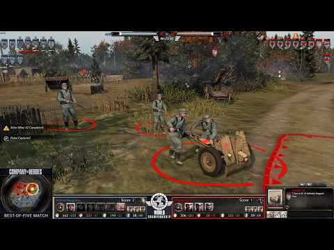 CoH2 World Champs Round of 16  - HelpingHans vs. Noggano Game 4 of 5 - Incredible series!!
