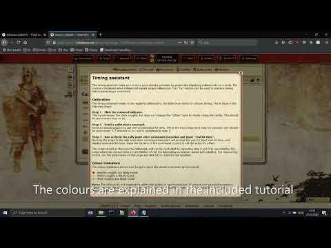 Tribal Wars Script - Timing Assistant (Tutorial)