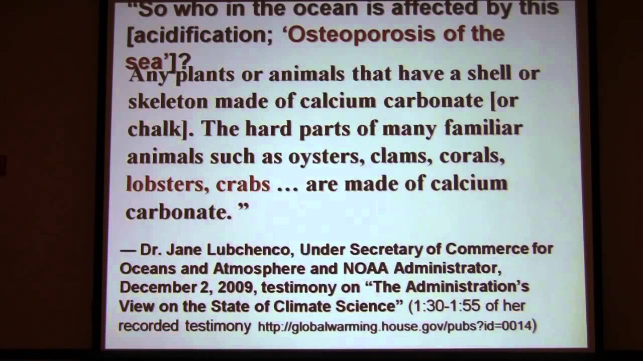 Acid Oceans, Osteoporosis of the Sea: the Failed Global Warming Scare