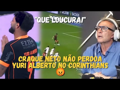 🤯 Neto perde a paciência com Yuri Alberto após cavadinha contra o Flamengo!