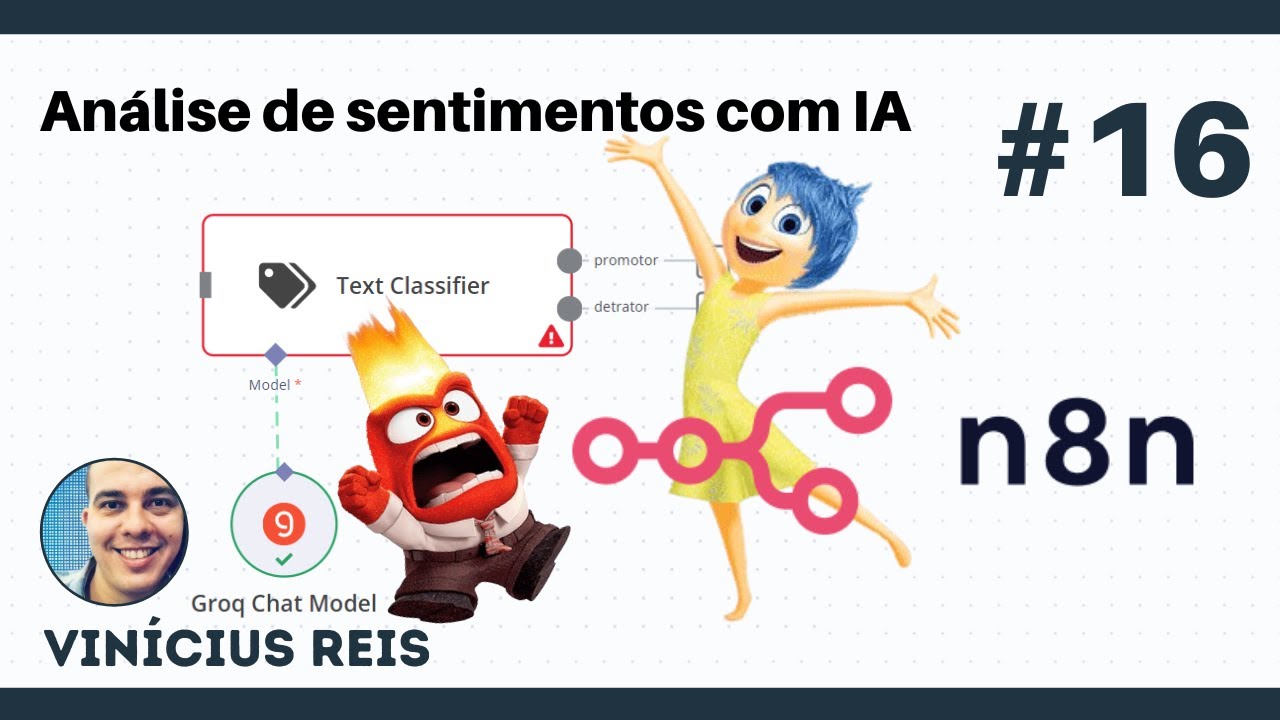 #16 - Analisando sentimento com IA - Curso Completo de N8N: Do Básico à Inteligência Artificial