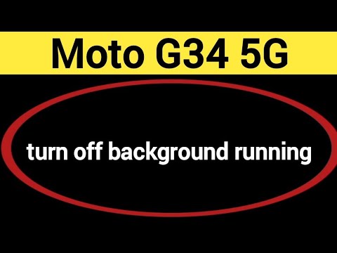 How to turn off background running app Moto G34 5G, auto launch app Kaise off Karen