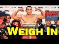 Wladimir Klitschko vs Kubrat Pulev - weigh in & face ...