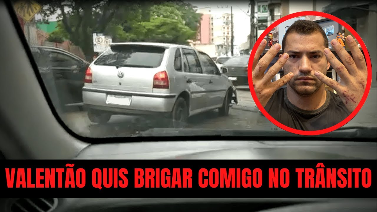 VALENTÃO QUIS BRIGAR COMIGO NO TRÂNSITO (NEM SABIA QUE EU ESTAVA ARMADO)