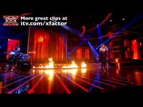 Katie Waissel sings Sex On Fire - The X Factor Live show 8 - itv.com/xfactor