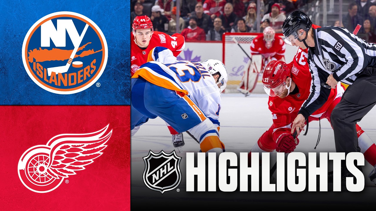 NHL Highlights | Islanders vs. Red Wings | November 20, 2025