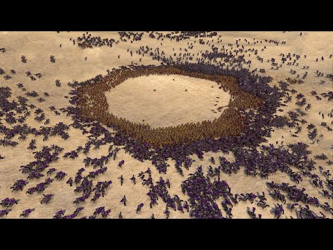 2.200 POLEARM MEN vs 7.000 CAVALRY - Total War WARHAMMER 2