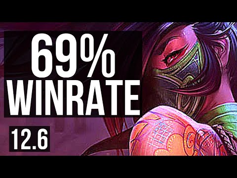 AKALI vs JAYCE (MID) | 69% winrate, 7 solo kills, Legendary | KR Master | 12.6