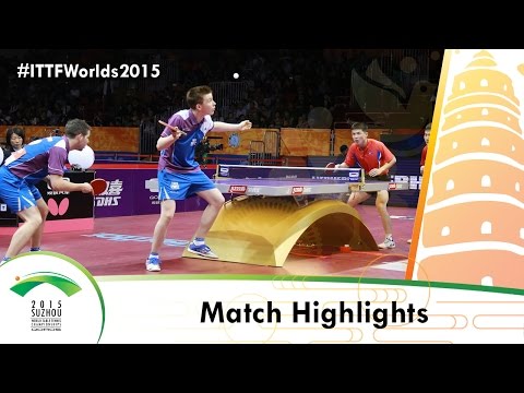 WTTC 2015 Highlights: CHOE Il/KANG Wi Hun vs HOWIESON Craig/WHEELER Christopher (Qual Groups)