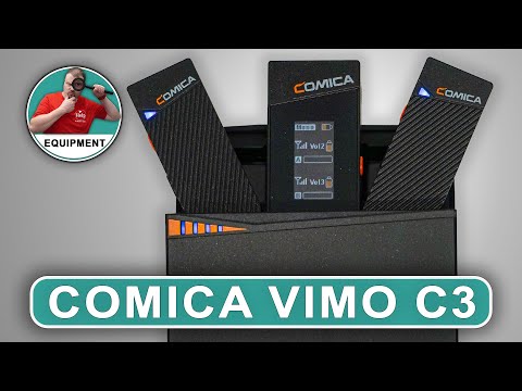 Funkmikrofon Set 👉Besonders gut der geeignet für Anfänger 😮 Comica Vimo C3 Wireless Lavalier Mic
