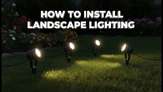 How to Install Landscape Lighting — Punch In Connectors