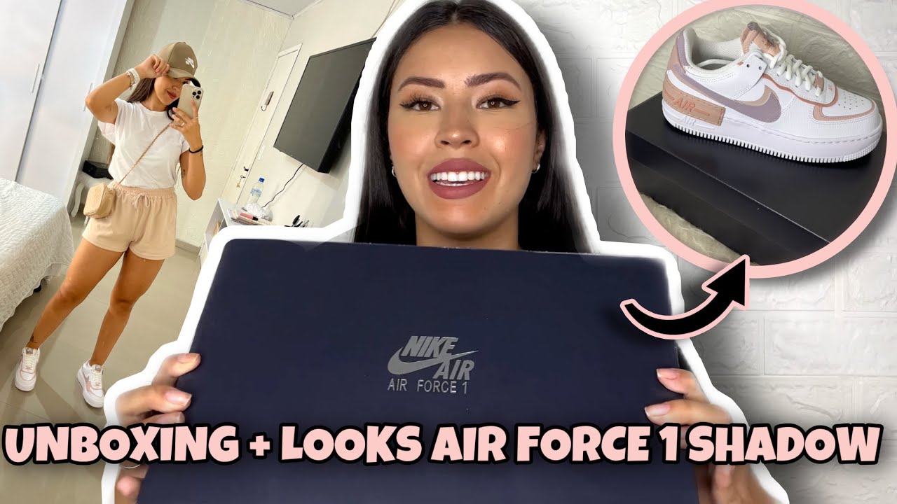 UNBOXING + LOOKS COM AIR FORCE 1 SHADOW