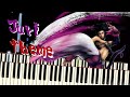 Super Street fighter IV Juri theme piano tutorial
