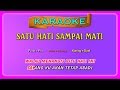 SATU HATI SAMPAI MATI (buat CEWEK) ~ karaoke _ tanpa vokal wanita
