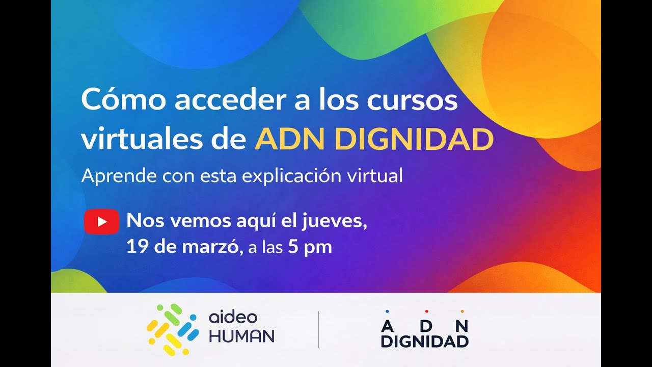 Cómo acceder a los cursos virtuales de ADN DIGINIDAD