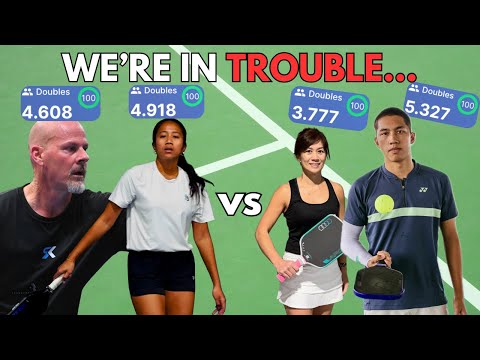 FACING A SENIOR PRO AND TENNIS STAR! | Split-Age Mixed Moneyball Quarterfinals | Biloxi, Picklr