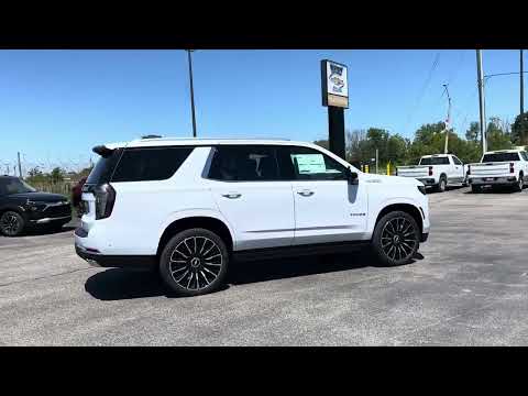 2026 Chevrolet Tahoe 4WD 4dr High Country in White for sale at Lally Chevrolet Ltd. in Tilbury, ON