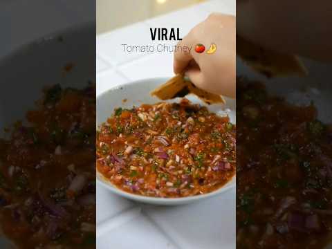 Tried Instagram's Viral Tomato Chutney Recipe 🤤😍