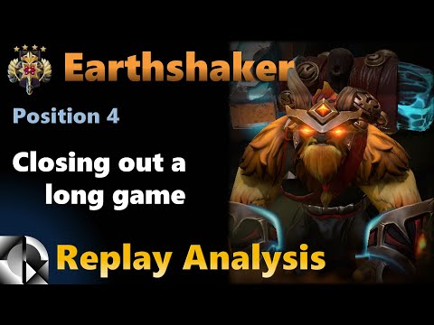 Replay Analysis: Earthshaker 4 Support - Legend 4 (29 Dec 2020 Stream) | Dota 2 7.28a