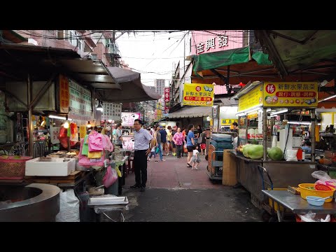 [Taiwan] Explorando o distrito de Da'an à noite - 4K