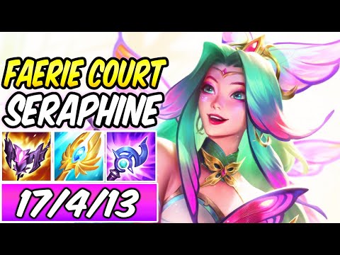 FAERIE COURT SERAPHINE MID FULL AP GAMEPLAY | Build & Runes | League of Legends