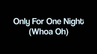 One Night (Lyric Video) - Jesse McCartney |PROMOTIONAL|