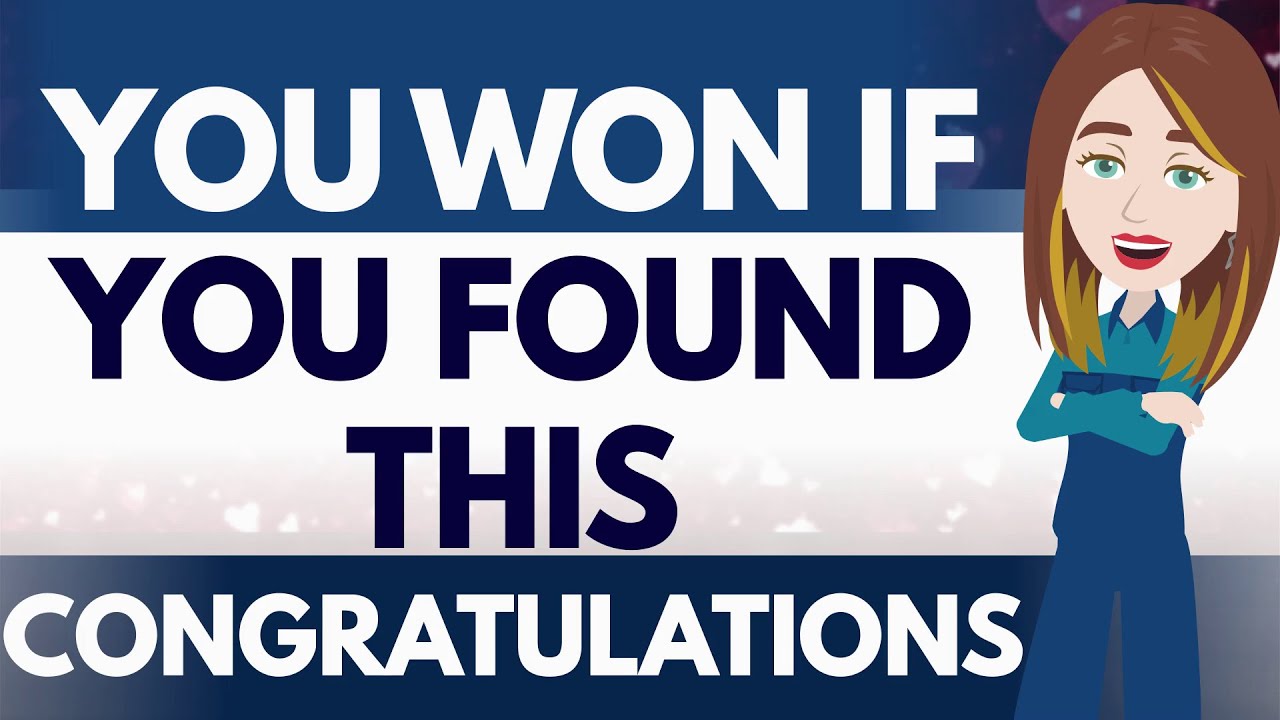 You Won If You Found This ! Congratulations !✨Abraham Hicks 2025
