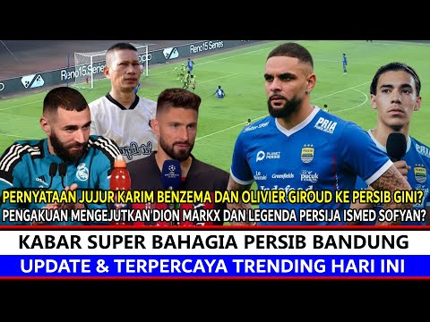 Bisa Trending #1 di Eropa ‼️ Pernyataan Jujur Benzema Giroud Dion Legend Persija Soal Persib Really❓