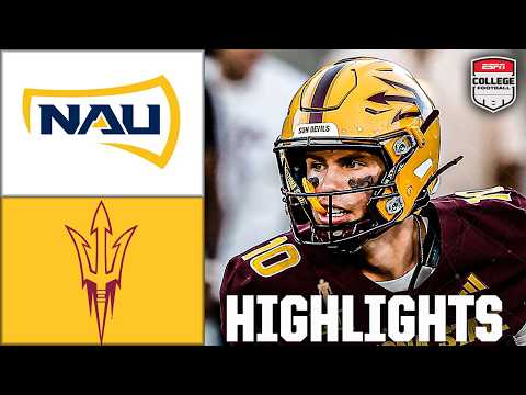 Northern Arizona Lumberjacks vs. Arizona State Sun Devils | Full Game Highlights | ESPN CFB