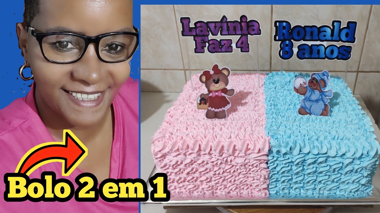 Watch Now Bolo 2X1 azul e rosa 🌹 https://www.facebook.com/telmapamy Bolo 2X1 azul e rosa 🌹 https://www.facebook.com/telmapamy