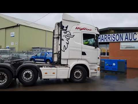 2014 Scania R450 Highline 6x2 Midlift Tractor Unit, In auction 11th December 2021
