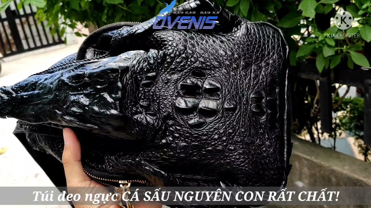 Túi bao tử cao cấp cho nam [NGUYÊN ĐẦU CÁ SẤU THẬT]