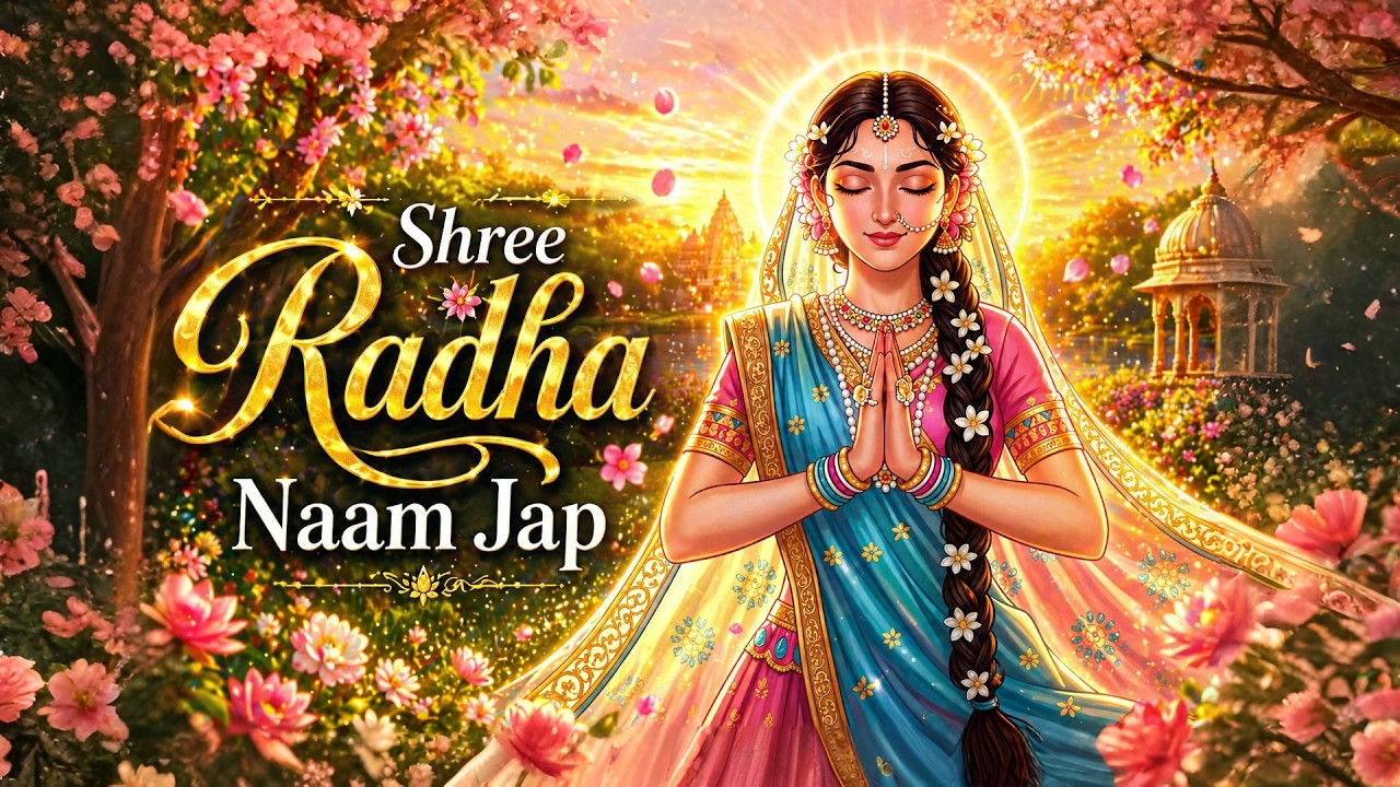 श्री राधा श्री राधा श्याम श्री राधा | Radha Naam Dhun | Peaceful Bhajan | Relaxing Bhakti Song — Vrinda Ke Geet