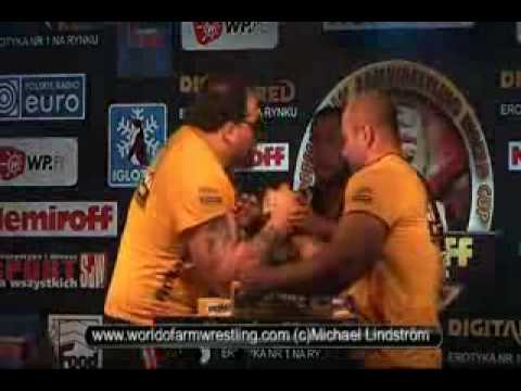 Tim Bresnan VS Alexey Semerenko - World of Armwrestling.com