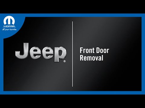 Front Door Removal | How To | 2022 Jeep Gladiator & Wrangler